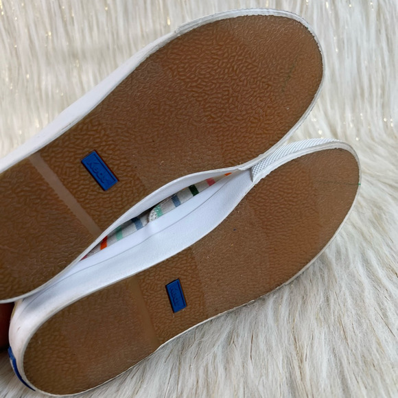 Keds Womens Rainbow Stripe Sneakers Shoes Rifle Paper Co. Multicolor Walking 6M - Picture 8 of 9